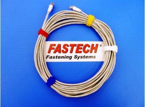 Immagine prodotto Fastech ETK-3-1 Cinghia per cabel, rosso (Fascette in velcro, 150 mm, 100 pz.)