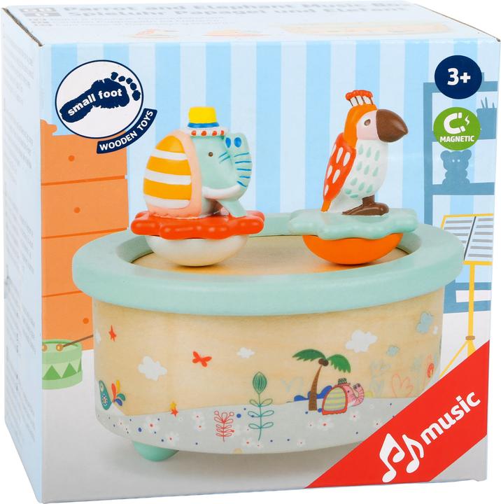 Produktbild small foot Papagei und Elefant