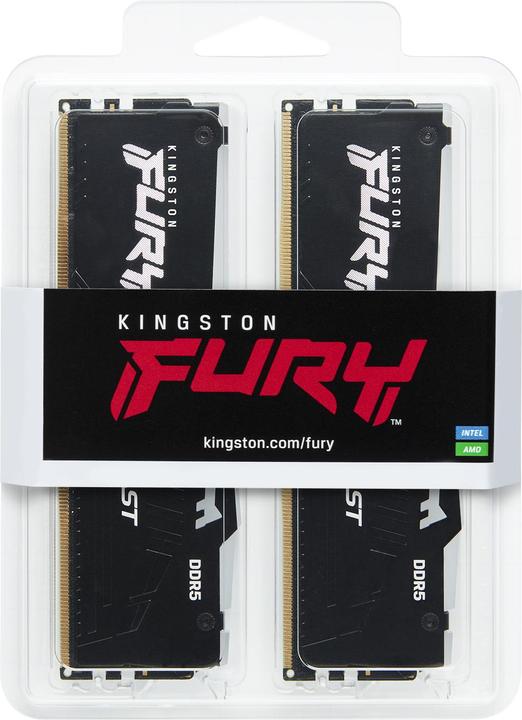 Immagine prodotto Kingston FURY Beast RGB (2 x 16GB, 5200 MHz, RAM DDR5, DIMM)