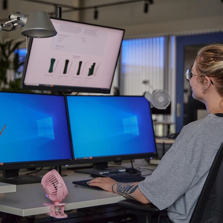Actual product image Relaxdays Table fan