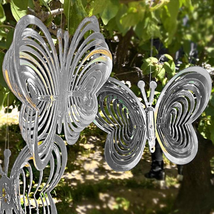 Produktbild JTI Rotierende und reflektierende Windspiele - Schmetterling
