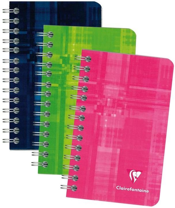 Produktbild Clairefontaine Spiralheft (7.5 x 12 cm, Kariert, Harter Einband)