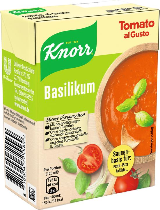 Immagine prodotto Knorr Pomodoro al Gusto Basilico (370 g)