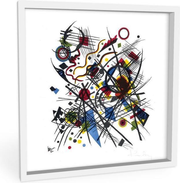 Image du produit Trenddeko Kandinsky - Lithographie pour le portefeuille Bauhaus (40 x 40 cm)