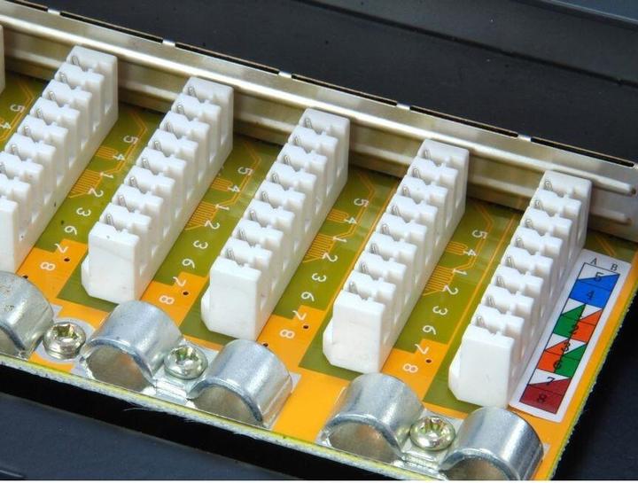 Produktbild equip Patchpanel 16x RJ45 Cat6 19" 1HE schwarz