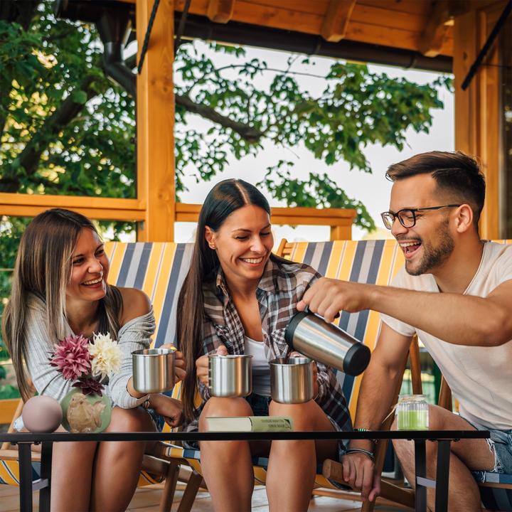 Actual product image Relaxdays garden table (120 cm)