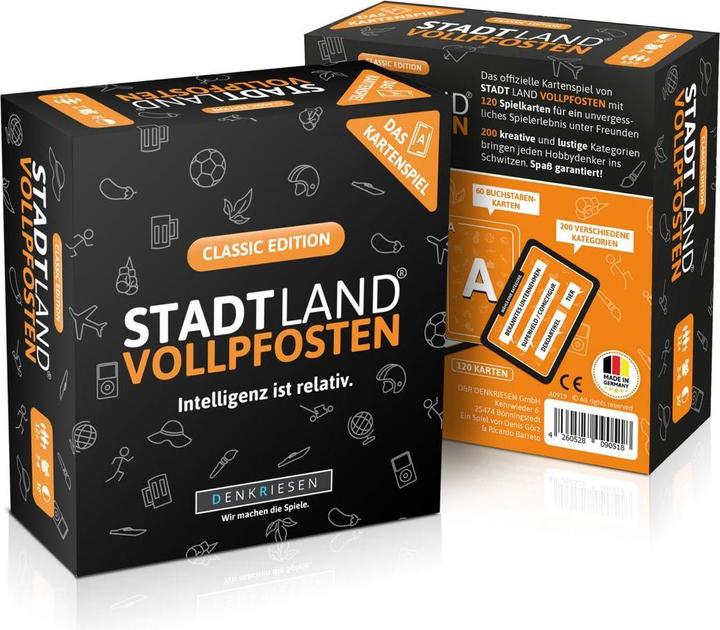 Productafbeelding Denkriesen Stadt Land Vollpfosten - Intelligentie is relatief (Duits)