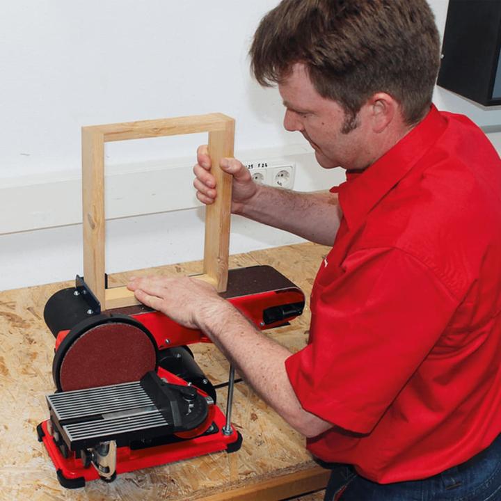 Produktbild Einhell Stand-Band-Tellerschleifer TC-US400 (Bandschleifer, Doppelschleifer, 375 W)