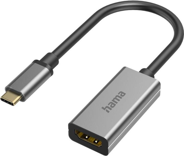 Hama Video-Adapter, USB-C-Stecker - HDMI™-Buchse, Ultra-HD 8K@60Hz, Alu (USB Typ-C)