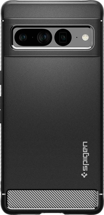Actual product image Spigen Rugged Armor Google Pixel 7 Pro czarny/matte black ACS04725 (Google Pixel 7 Pro)