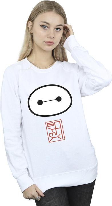 Actual product image Disney Womens/Ladies Big Hero 6 Baymax Icon Sweatshirt (L)