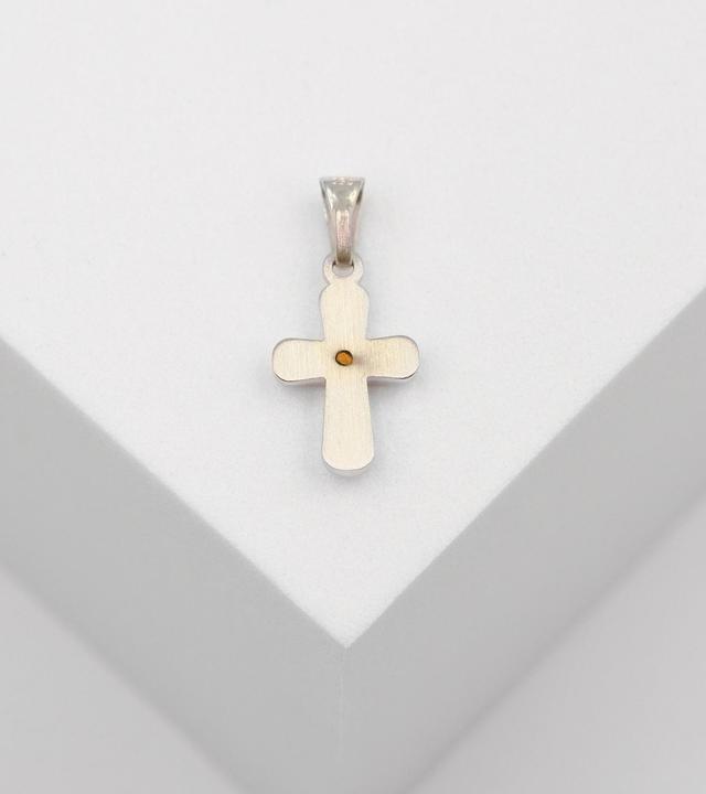 Produktbild Muau Kreuz (750/18K Weissgold)