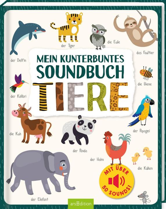 Actual product image Mein kunterbuntes Soundbuch - Tiere (German, 2019)