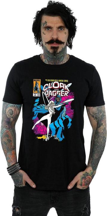 Immagine prodotto Cloak & Dagger Maglietta in cotone con copertina a fumetti (XL)