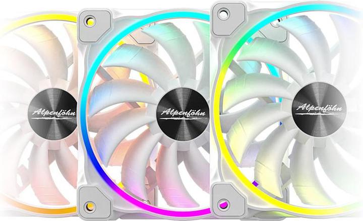 Actual product image Alpenföhn 120mm Wing Boost 3 ARGB High Speed PWM Fan, Triple (120 mm, 3 x)