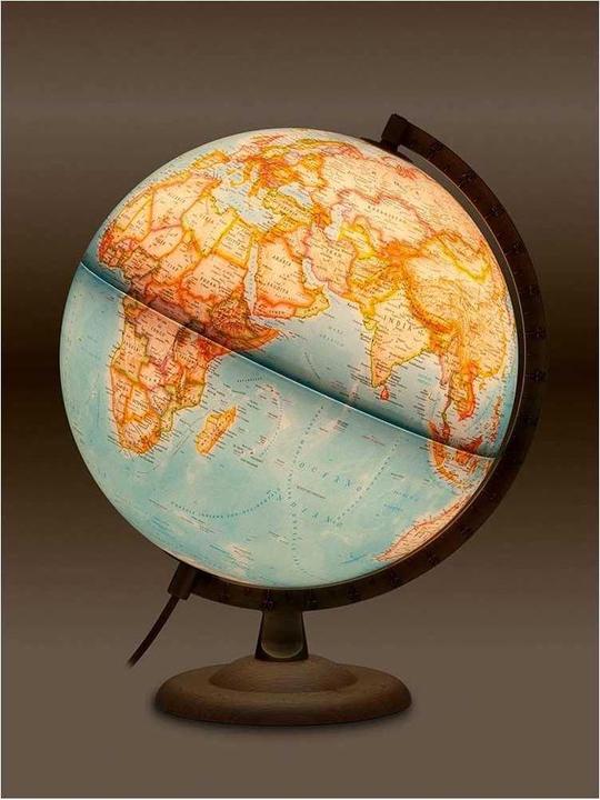 Actual product image Atmosphere Globe 30cm NG Gold Classic Blue GB Illuminated (NGGOLDCLA) (30 cm)