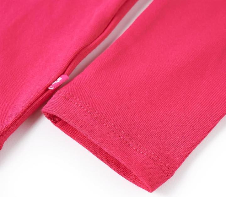Immagine prodotto VidaXL Camicia a maniche lunghe per bambini rosa brillante 140,Materiale: 95 % cotone (140)