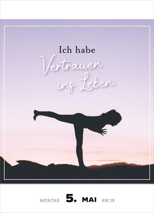 Produktbild Abreisskalender Meditations-Mantras 2025 (Harter Einband, Deutsch)