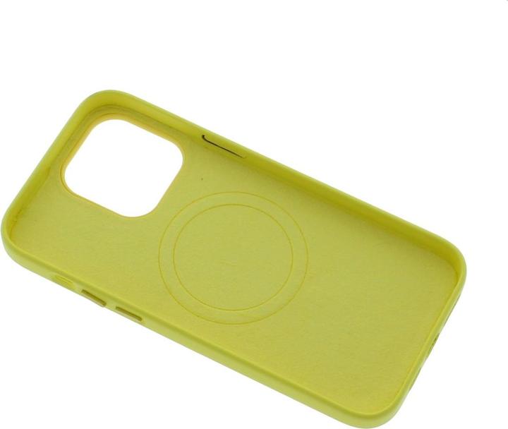 Image du produit MobileParts Étui en cuir pour iPhone 14 Pro Max - MagSafe - jaune (Apple iPhone 14 Pro Max)