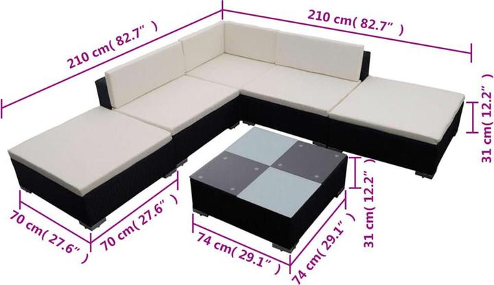 Immagine prodotto VidaXL Garten Lounge