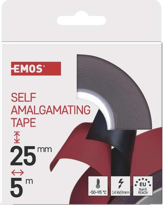 Immagine prodotto Toya Nastro autofusibile 25mm/5m nero (25 mm)