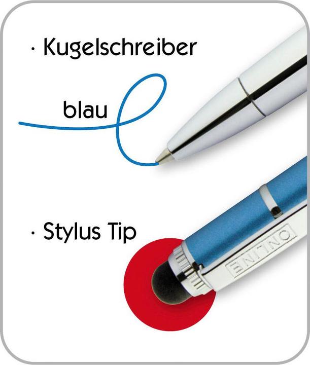 Image du produit Online Stylo à bille twist PICCOLO (Bleu, 3 x)