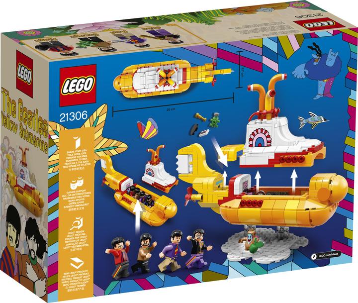 Produktbild LEGO Ideas Yellow Submarine (21306, LEGO Ideas, LEGO Seltene Sets)