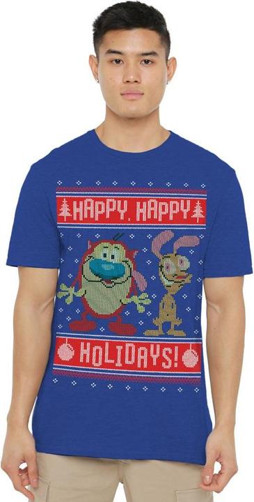 Produktbild Ren & Stimpy Happy Happy Holidays TShirt (S)