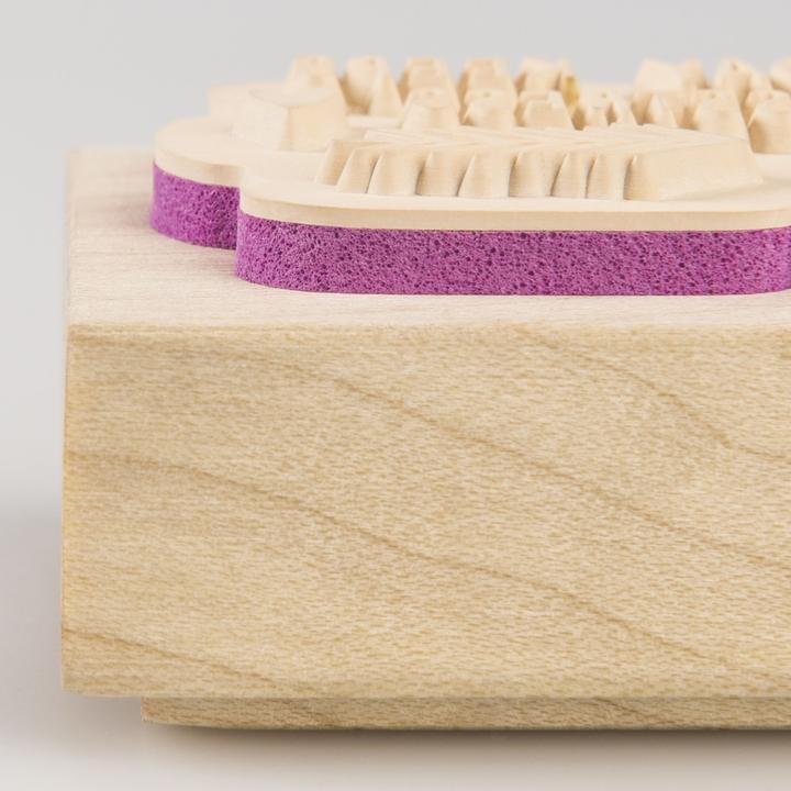 Produktbild Heyda Stempel Vielen Dank 6.3x1.7cm 211800600 Holz matt