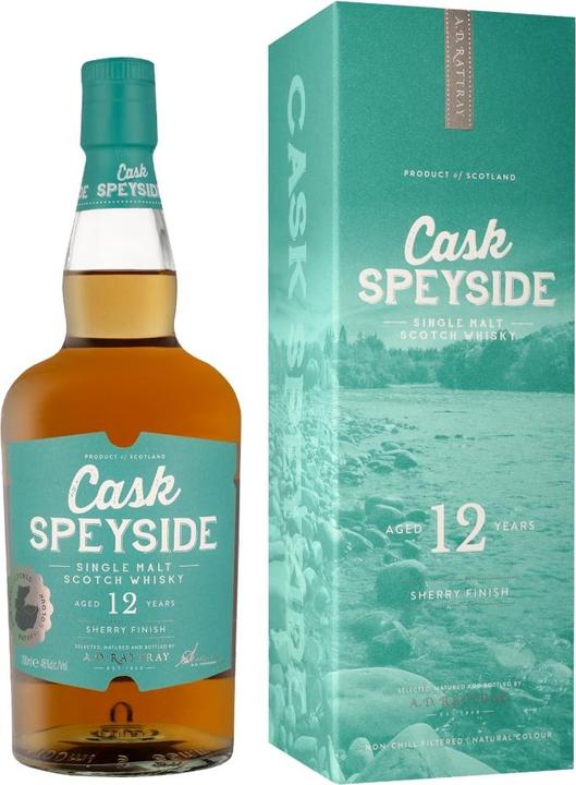 Produktbild A.D. Rattray 12 Year Old Cask Speyside Sherry Finish (Single Malt, 6 x 70 cl)