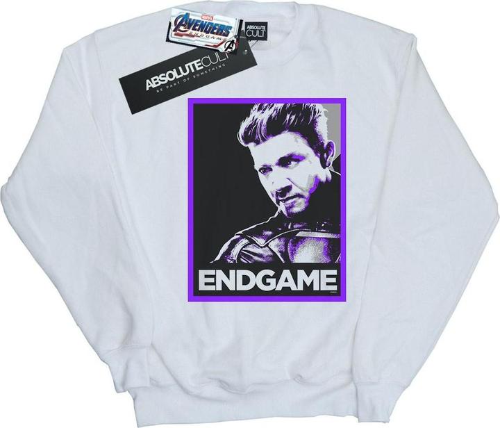 Avengers Endgame Hawkeye Poster Baumwolle Sweatshirt