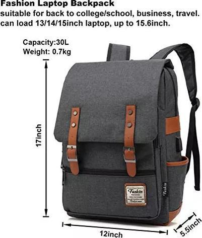 Produktbild Only-Bags.Store Student Rucksack, Reise-Rucksack, Outdoor Casual Bag für Männer und Frauen, Computer-Tasche