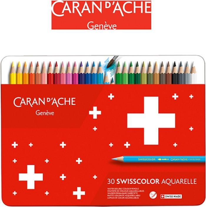 Produktbild Caran d'Ache Farbstifte SWISSCOLOR 30 (Multifarbig, 30 x)