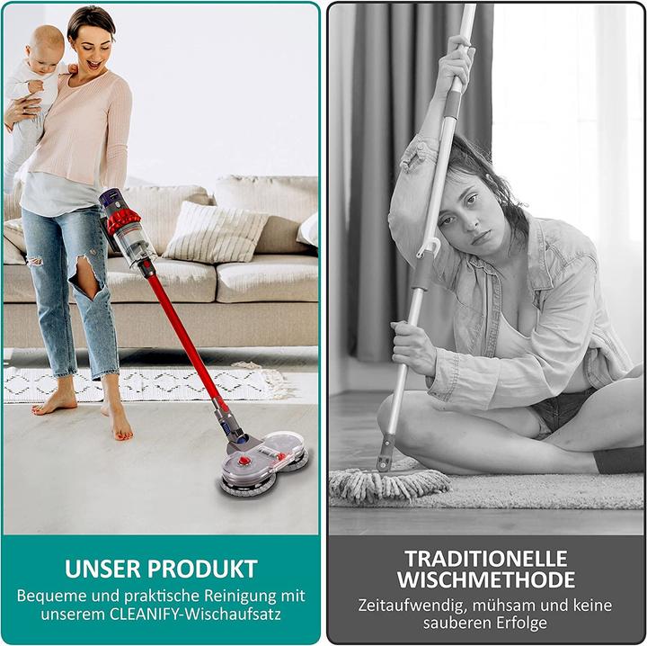 Image du produit Cleanify Embout d'essuyage pour Dyson V7-V15