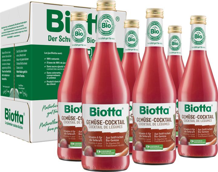 Biotta Gemüsecocktail Bio (6 x 50 cl)