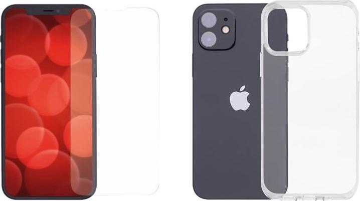 Actual product image Displex Real Glass, 2D Panzerglas + Handyhülle (1 Piece, Apple iPhone 14)