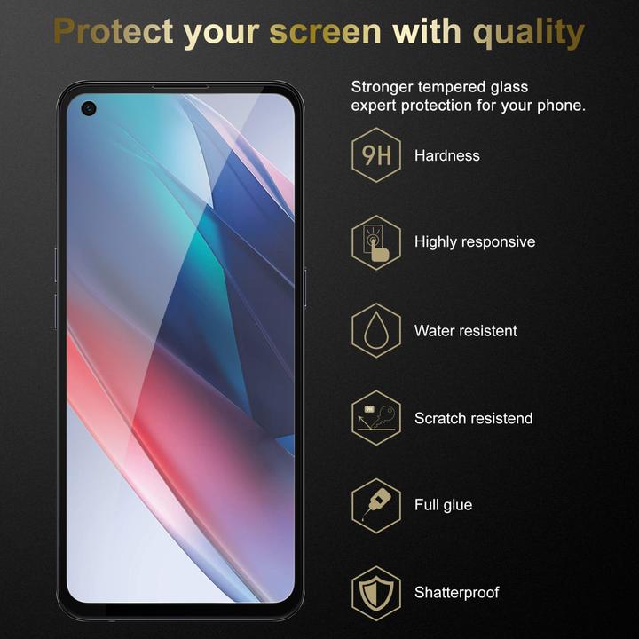 Produktbild Cadorabo Vollbild Displayschutzglas (1 Stück, Oppo Find X3 Lite)