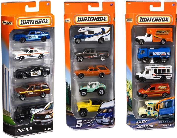 Produktbild Matchbox 5er-Geschenkset Sortiment