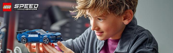 Immagine prodotto LEGO Ford Mustang, l'auto sportiva del Cavallo Nero (76920, LEGO Speed Champions)