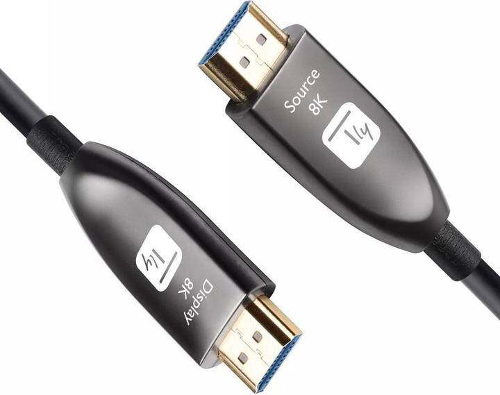 Produktbild Techly HDMI 8K 60Hz AOC LWL Kabel 15m (15 m, HDMI)