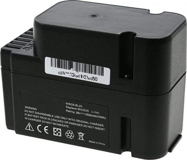 Actual product image AGI Battery compatible with Worx WG796E.1 (28 V)