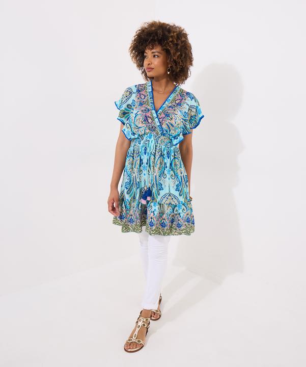 Produktbild Joe Browns Floral Mock Wrap Printed Embroidered Tunic (36)