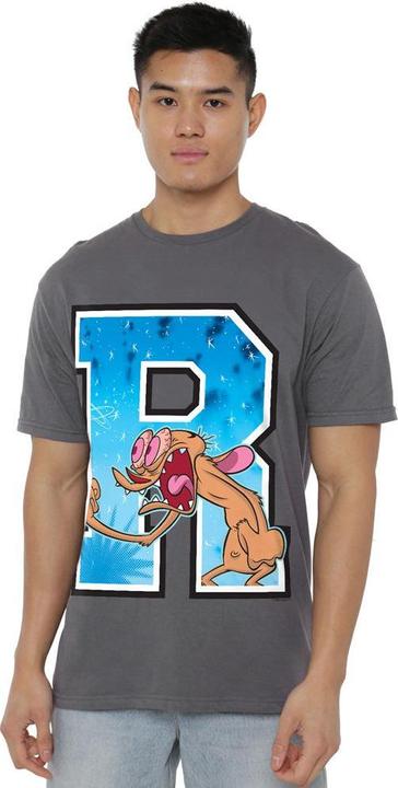 Actual product image Ren & Stimpy Mens R Is For Ren T-Shirt (3XL)