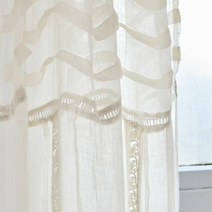 Image du produit Loberon Rideau Soulce écru (250 x 135 cm)