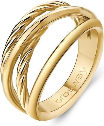 Produktbild Brosway Amy BAY32 bold gold plated ring - Circuit: 52mm (52, Stahl)