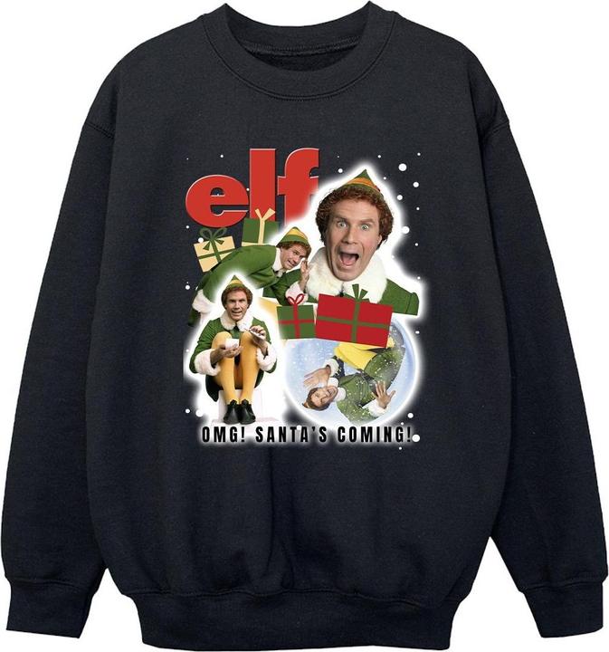 Actual product image Elf Girls Buddy Collage Sweatshirt (152, 158)