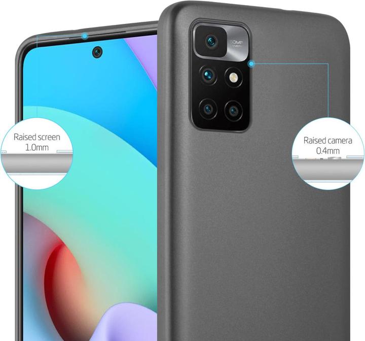 Actual product image Cadorabo TPU Matt Metallic Sleeve (Xiaomi Redmi 10, Xiaomi Redmi Note 11 5G)