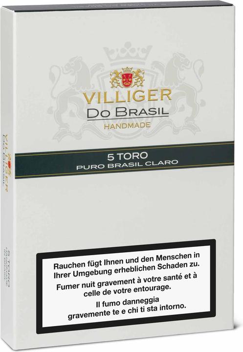 Actual product image Villiger Do Brasil Claro Toro (Robusto)
