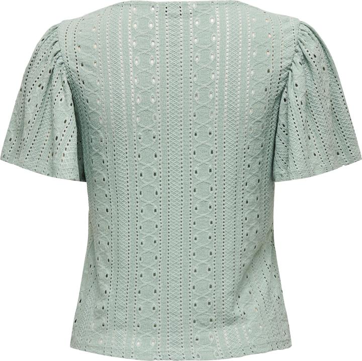 Image du produit Only Normal geschnitten Rundhals Voluminöser Armschnitt Top Top (S)