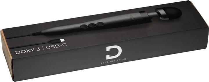 Produktbild Doxy 3 USBC Wand Vibrator Schwarz